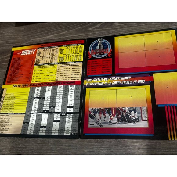 1989 O-Pee-Chee NHL Hockey Sticker Album Lanny McDonald Stanley Cover - Picture 2 of 7